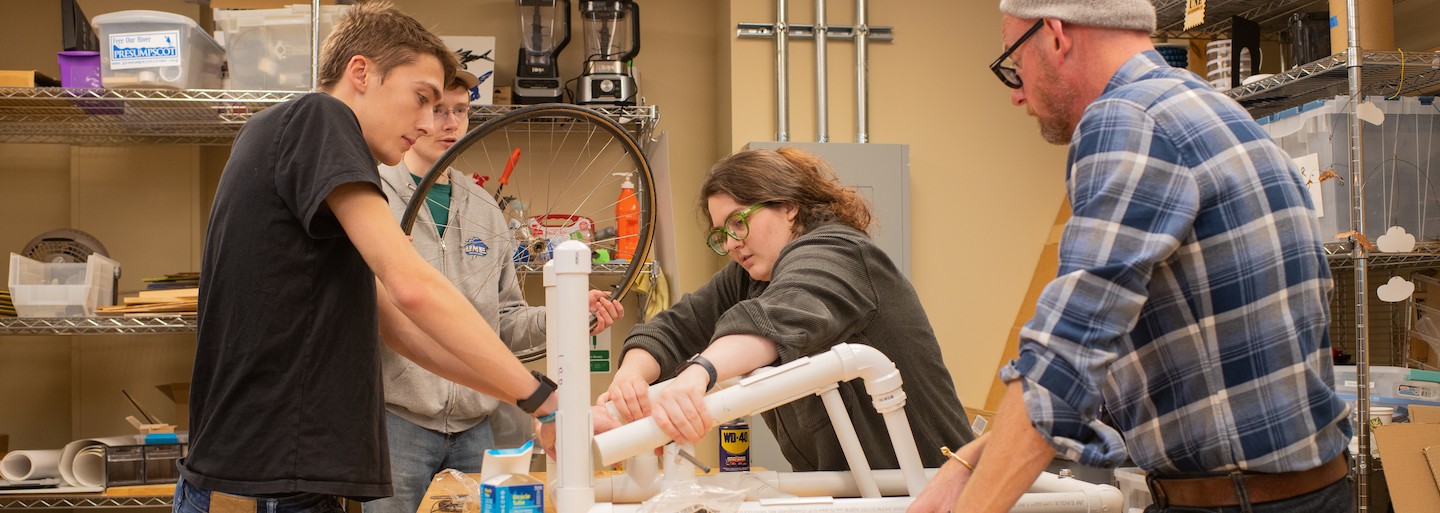 UNE Students Use P.D. Merrill Makerspace To Construct Wheelchairs